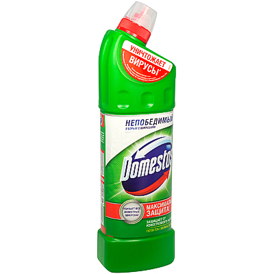 Средство чистящее для сантехники (WC) 1л DOMESTOS ХВОЙНАЯ СВЕЖЕСТЬ UNILEVER 1/12 Средство чистящее для сантехники (WC) 1л DOMESTOS ХВОЙНАЯ СВЕЖЕСТЬ UNILEVER 1/12