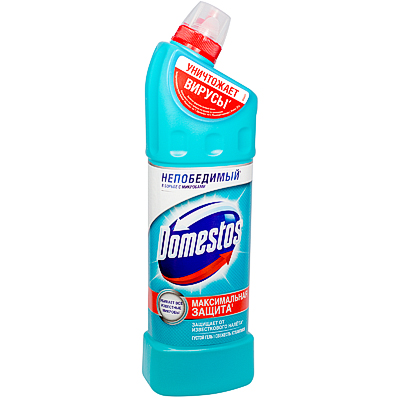Средство чистящее для сантехники (WC) 1л DOMESTOS МОРСКАЯ СВЕЖЕСТЬ UNILEVER 1/12 Средство чистящее для сантехники (WC) 1л DOMESTOS МОРСКАЯ СВЕЖЕСТЬ UNILEVER 1/12
