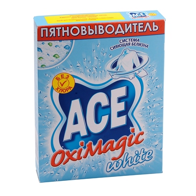 Пятновыводитель порошковый 500г для белого белья ACE OXI MAGIC P&G 1/20 Пятновыводитель порошковый 500г для белого белья ACE OXI MAGIC P&G 1/20