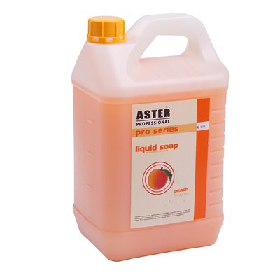 Мыло жидкое 5л перламутровое ПЕРСИК ASTER канистра ASTER 1/3 Мыло жидкое 5л перламутровое ПЕРСИК ASTER канистра ASTER 1/3